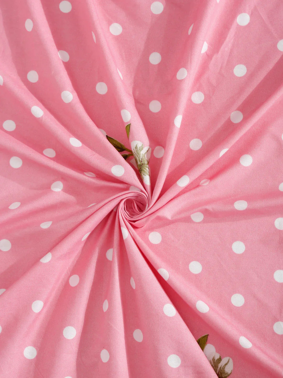 Floral Cotton Double Printed Fitted (Elastic) Bed sheet
