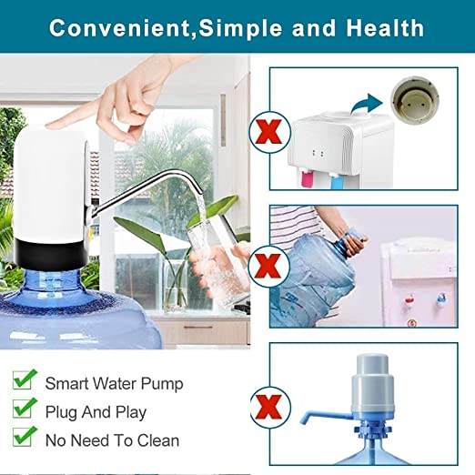 Rechargeable Automatic Wireless Water Dispenser Pump @ Just Rs.699/-