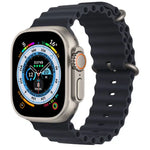 Load image into Gallery viewer, Aple Watch Series 8 Ultra Titanium Case 49mm With Aple Logo + Black Ocean Band Same Like original (Super High Quality)
