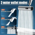 Load image into Gallery viewer, 3-In-1 360° Waterfall Faucet Extender For Kitchen Sink
