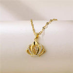 Load image into Gallery viewer, Elegant American Diamond Pendant With Chain
